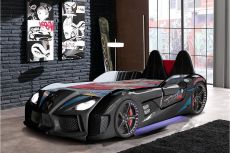 Дитяче ліжко машина MUSVENUS AUDI black 190х90 см